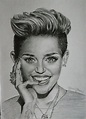 Miley Cyrus drawing