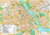 Gratis Warschau Stadtplan mit Sehenswürdigkeiten zum Download