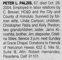 Peter Lynn Palzis (1937-2004) - Find a Grave Memorial
