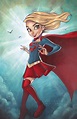 Supergirl by ChrissieZullo on @DeviantArt | Supergirl drawing, Girl ...
