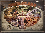 dumbo dreamland map - Google Search | Theme park map, Disney funny ...