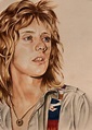 Roger Taylor in watercolors and pencil. : queen
