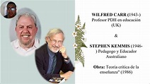 Wilfred Carr y Stephen Kemmis en Pedagogía Crítica. - YouTube