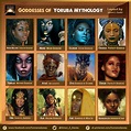 The 12 Goddesses Of Yoruba Mythology | African mythology, African ...