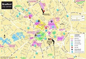 Bradford tourist map