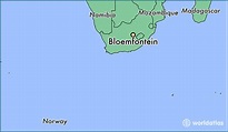 Where is Bloemfontein, South Africa? / Bloemfontein, Orange Free State ...