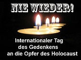 27. Januar: Internationaler Tag des Gedenkens an die Opfer des ...