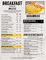 Detroit's Finest III menu in Detroit, Michigan, USA