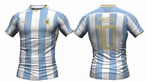 ¿Será así? Filtran dos posibles camisetas de la Selección argentina ...