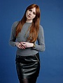 Karen Gillan Guardian photoshoot - Leather Celebrities