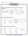 Symmetry Worksheet For Kindergarten