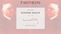 Ioannis Rallis Biography - Prime Minister of Greece (1878–1946) | Pantheon