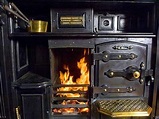 Kitchen ranges: All fired up on the old range | Wood stove fireplace ...