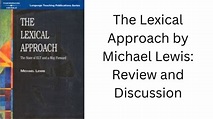 The Lexical Approach by Michael Lewis: Book Review - YouTube