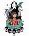 Spirited Away | Arte de anime, El viaje de chihiro, Arte de studio ghibli