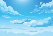 ilustración diaria de la nube del cielo 4564517 Vector en Vecteezy