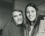 Cecilia with her father, Gregory Peck Más Old Hollywood Stars, Vintage ...