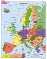 Detailed political map of Europe. Europe detailed political map ...