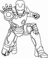 Dibujos de Iron Man para colorear, descargar e imprimir | Colorear imágenes