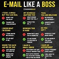 EMAIL LIKE A BOSS!! | Email like a boss, Business writing, Work skills