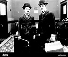 THE FLOORWALKER, from left: Charlie Chaplin, Lloyd Bacon, 1916 Stock ...