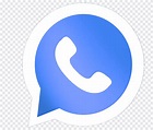 Whatsapp logo mensajería aplicaciones gráficos, WhatsApp, azul, logo ...