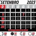 Base Calendário 2023 Feriado Nacional - Imagem Legal