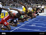 Usain bolt 100m berlin germany in 2009 hi-res stock photography and ...