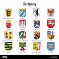 Armoiries des États de l'Allemagne, toutes les régions allemandes ...