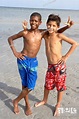 Playful boys enjoying the beach together, Stock Photo, Picture And ...