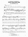 From Four Until Late Sheet Music | Robert Johnson | Solo Guitar