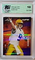 Joe Burrow 2020 Leaf HYPE! #30A Purple Shimmer 1/1 Rookie Card PGI 10 ...