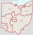 Map Of Ohio Area Codes | Maps Of Ohio