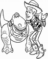 Dibujos de Rex y Woody En Toy Story 4 para Colorear para Colorear ...