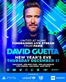 David Guetta announces New Year’s Eve livestream ‘United at Home’