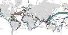 Mapa de cables submarinos - Dónde están y cómo se instalan