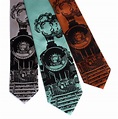Railroad Necktie. Crazy Train Steam Engine Tie Locomotive - Etsy