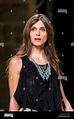 BARCELONA - FEB 2: The top model Elisa Sednaoui walks the runway for ...