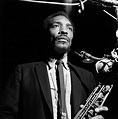 A portrait of saxophonist Sam Rivers during the recording session for ...