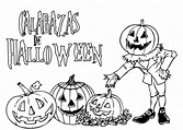 Dibujos de Halloween para pintar | Colorear imágenes