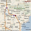 West Branch, Michigan Area Map & More