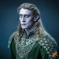 George mackay as a heroic elf in the silmarillion, long blonde hair