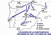 HISTOGEOMAPAS: LA GUERRA DE LA INDEPENDENCIA (1808-1814)