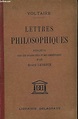 LETTRES PHILOSOPHIQUES by VOLTAIRE: DELAGRAVE Couverture rigide - Le-Livre