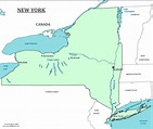 Map Of New York State Lakes | Hiking In Map