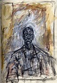 Copy of Giacometti's "Head of a Man III (Diego)" Acrylic on paper ...