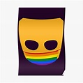 "Grindr Mask Flag Lgbt Logo" Poster for Sale by JOHNCURTJ | Redbubble