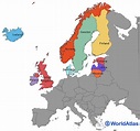 Regions Of Europe - WorldAtlas