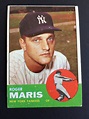 1963 Topps Baseball Card #120 Roger Maris "Yankees"