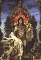 Oil Painting Replica jupiter and semele (detail) by Gustave Moreau ...